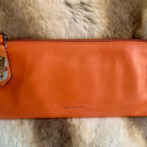 Reed Krakoff Boxer Tote Bag - Includes Matching Orange Zip Wallet - Picture 2 of 8